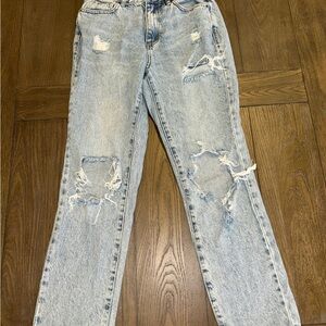 PacSun Light Blue Distressed Boyfriend Jeans